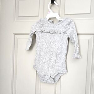 5/$10 George cotton long sleeve onesie